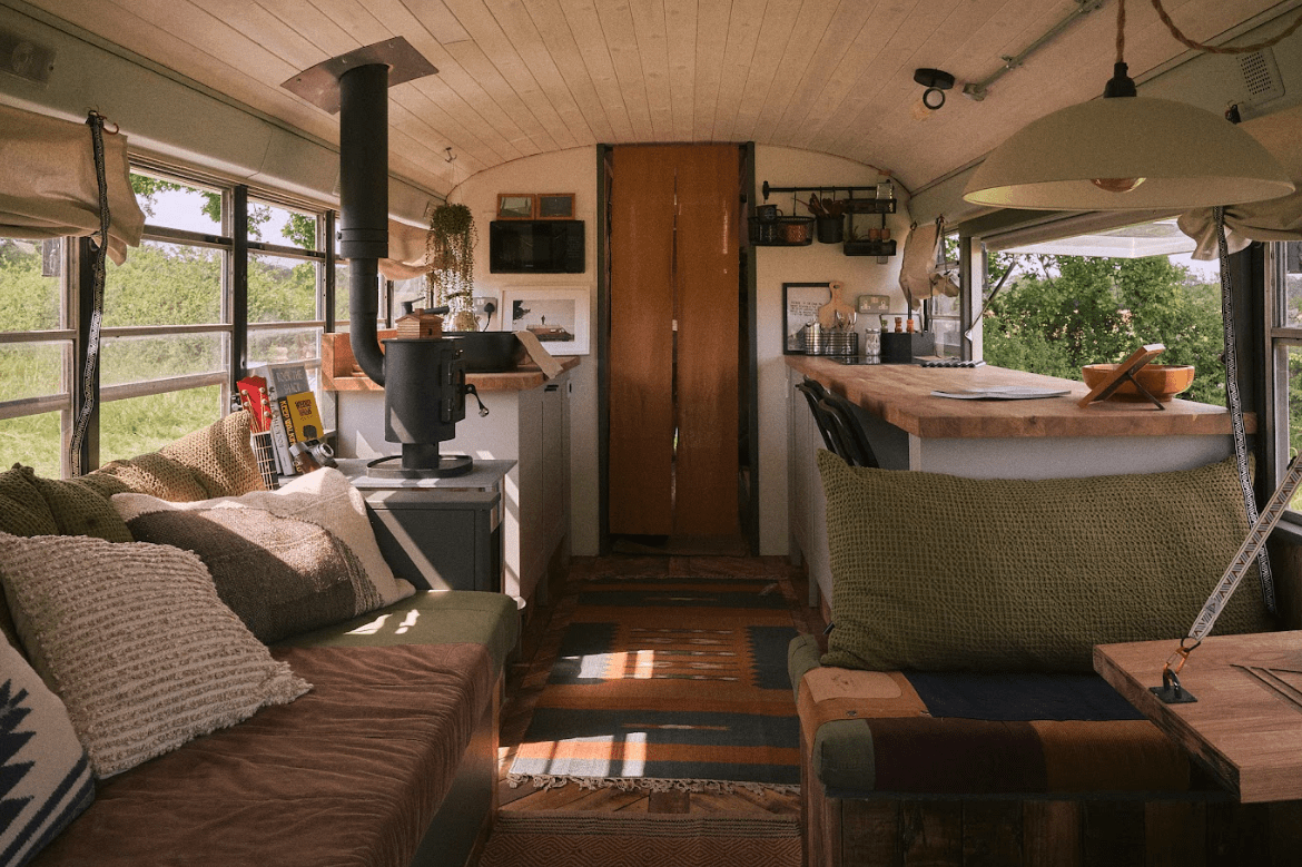 Anevay Shepherd Stove - small stove for tiny spaces, houses, sheds, vans & studios