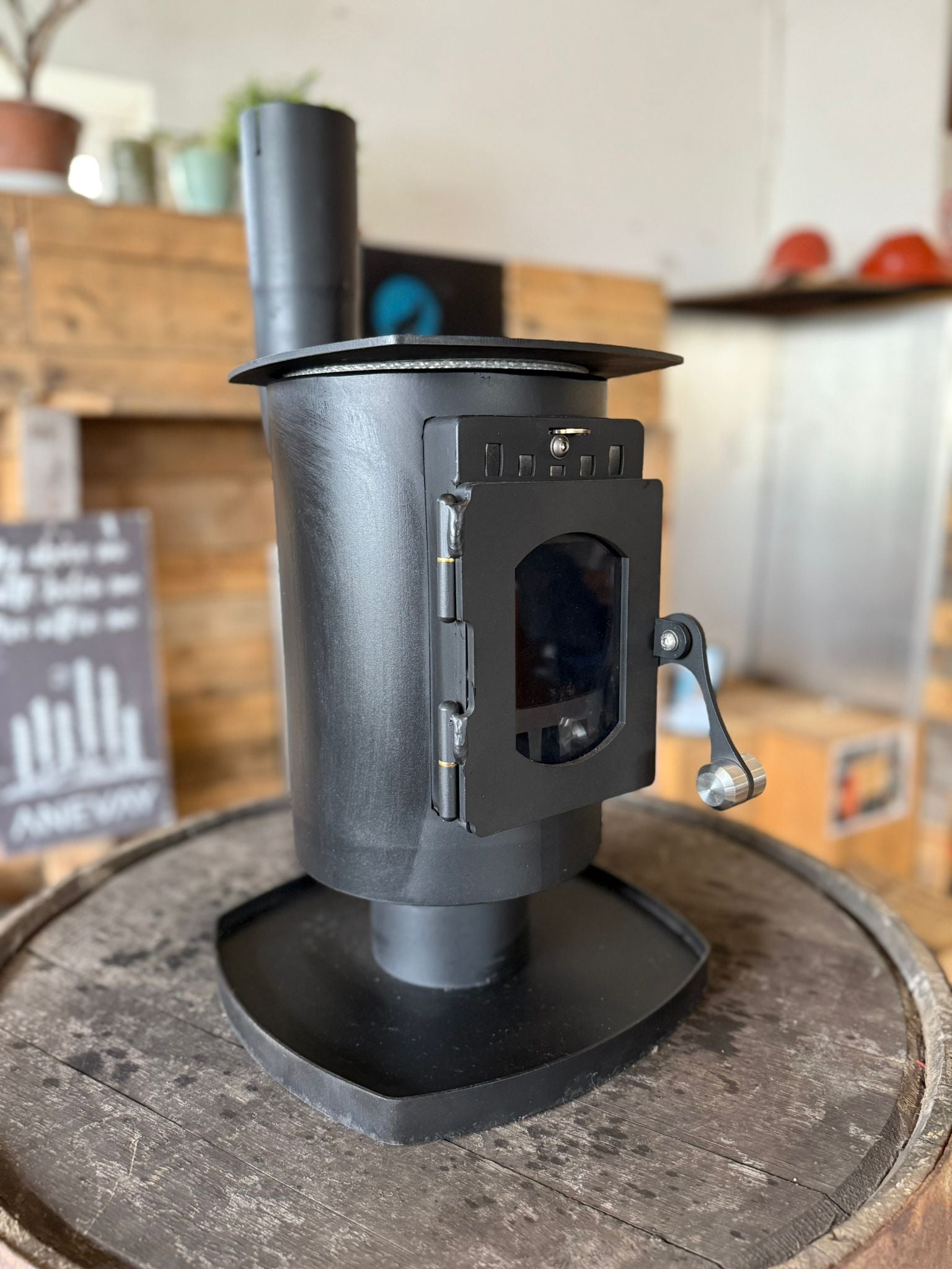 Assembling our Shepherd Stove Chimney Flue Kit