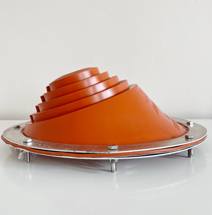 Tent flashing kit for wood burning stove